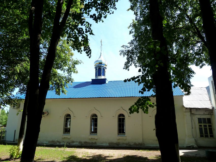 Церковь Михаила Архангела, Усть-Кинельский (Кинель, город, Самарская область). общий вид в ландшафте