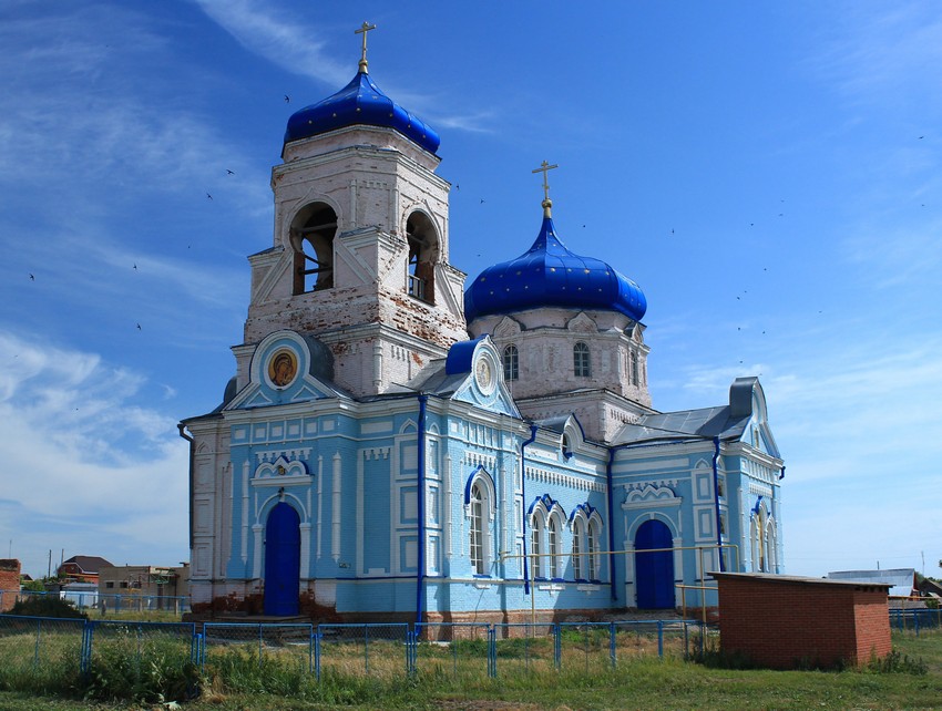 Церковь Казанской иконы Божией Матери, Калиновка (Красноярский район, Самарская область). фасады