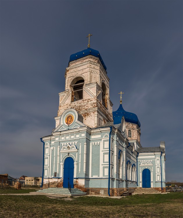 Калиновка. Церковь Казанской иконы Божией Матери. фасады