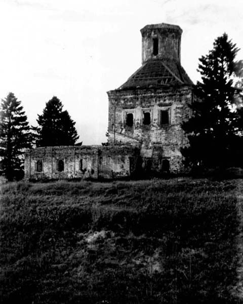Церковь Николая Чудотворца, Топса (Виноградовский район, Архангельская область). архивная фотография, фото 1971 года