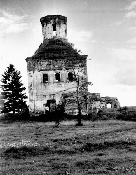 Церковь Николая Чудотворца, Топса (Виноградовский район, Архангельская область). архивная фотография, фото 1971 года
