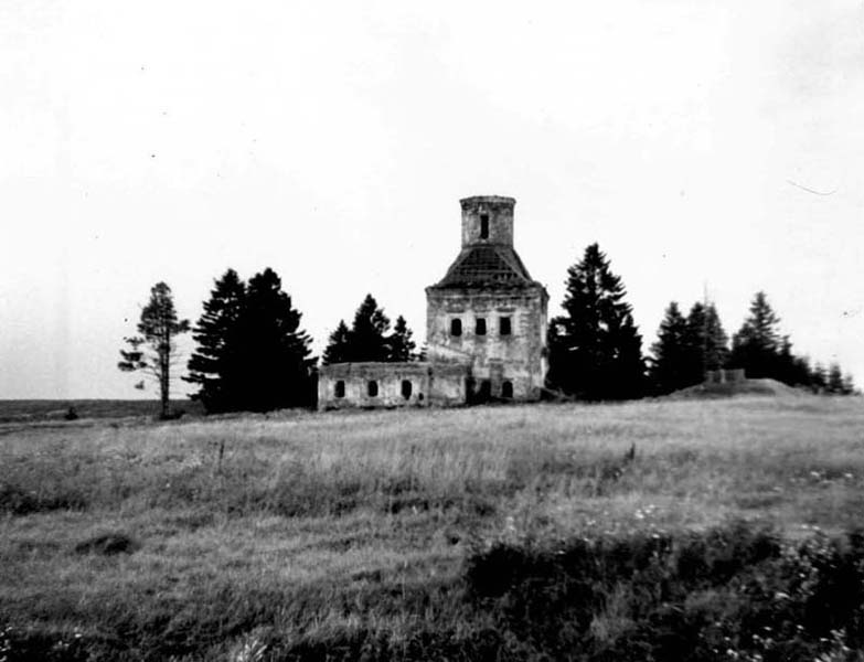 Церковь Николая Чудотворца, Топса (Виноградовский район, Архангельская область). архивная фотография, фото 1971 года
