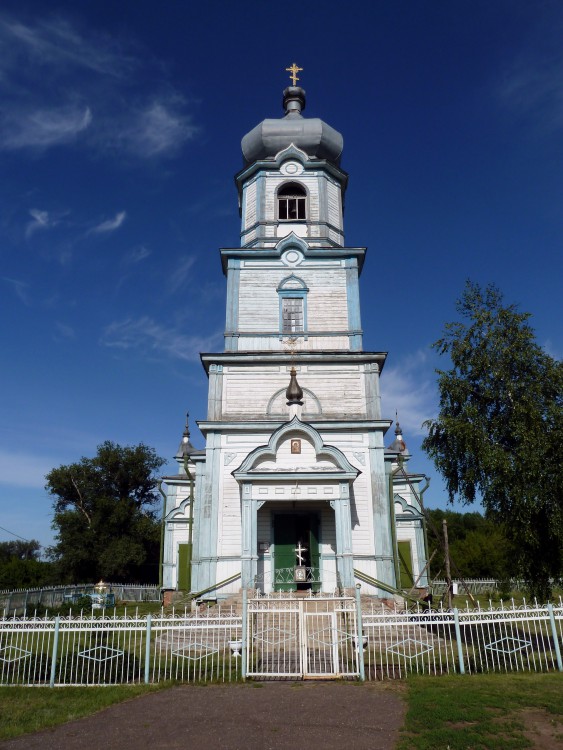 Заплавное. Церковь Казанской иконы Божией Матери. фасады