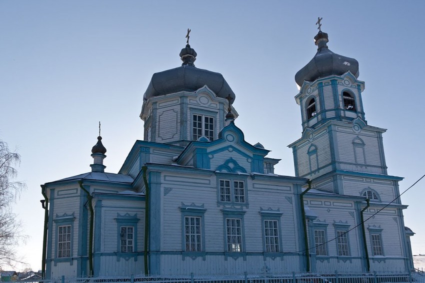 Заплавное. Церковь Казанской иконы Божией Матери. фасады