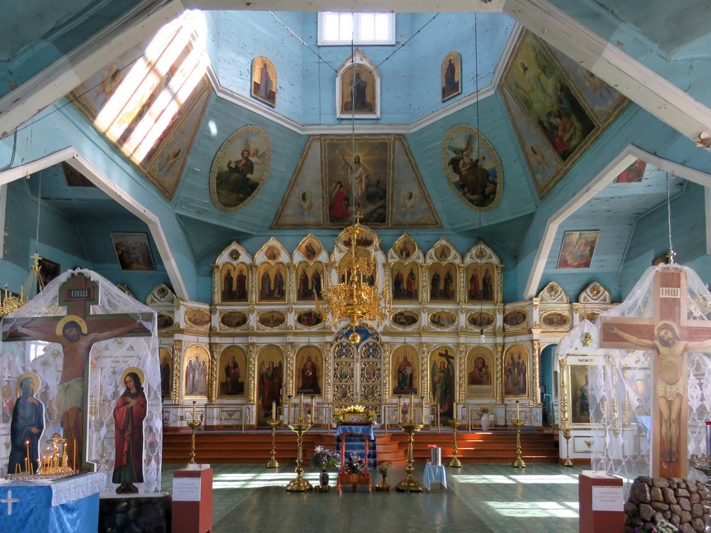 Заплавное. Церковь Казанской иконы Божией Матери. интерьер и убранство