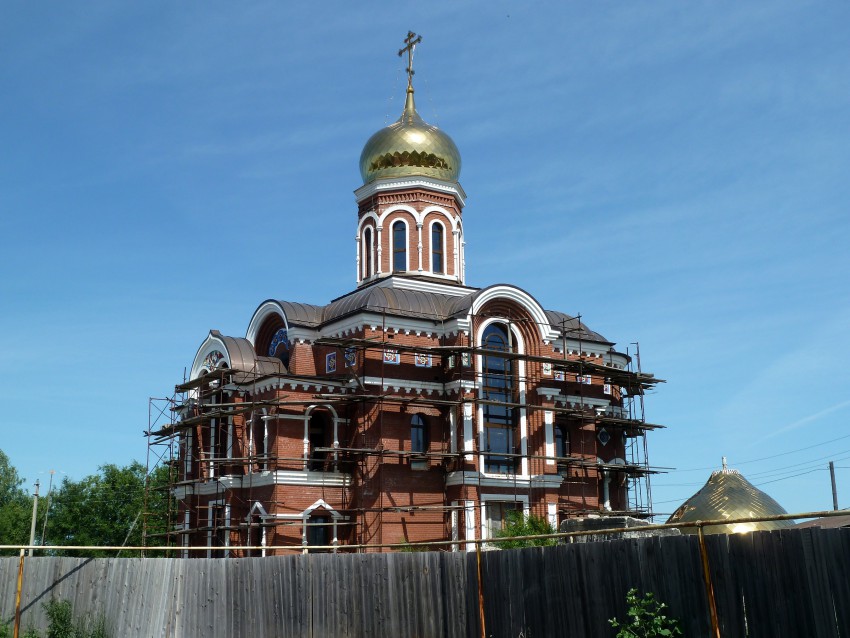 Церковь Михаила Архангела (строящаяся), Бобровка (Кинельский район, Самарская область). документальные фотографии