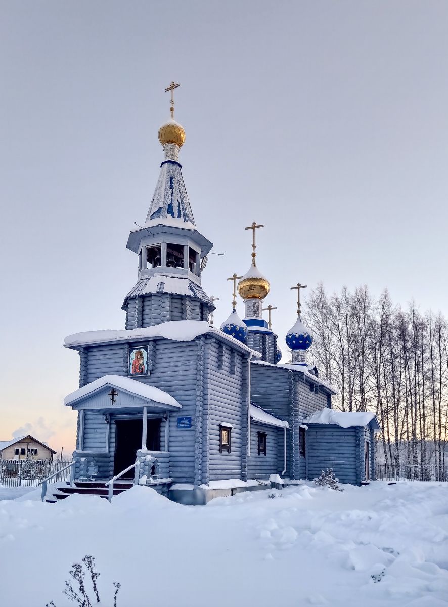 Церковь Иверской иконы Божией Матери, Самодед (Плесецкий район, Архангельская область). фасады