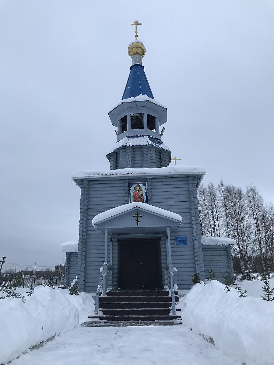 фасады. Церковь Иверской иконы Божией Матери, Самодед (Плесецкий район, Архангельская область)