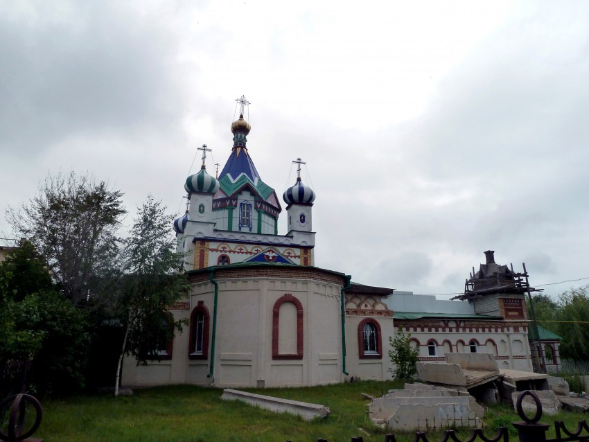 Церковь Михаила Архангела, Красноармейское (Красноармейский район, Самарская область). общий вид в ландшафте