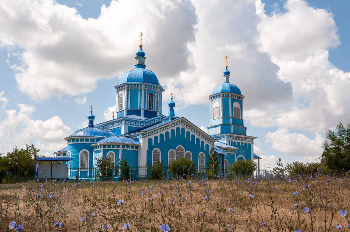Церковь Покрова Пресвятой Богородицы, Волчанка (Красноармейский район, Самарская область). фасады