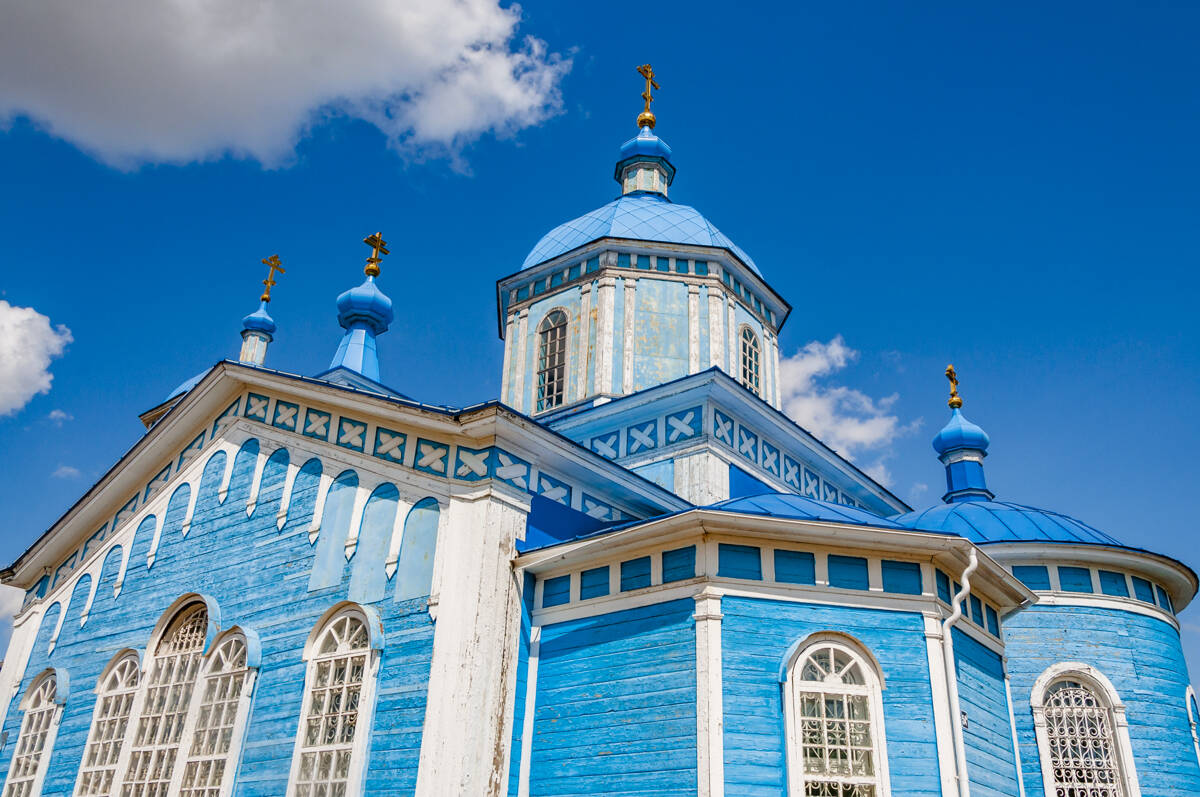 Церковь Покрова Пресвятой Богородицы, Волчанка (Красноармейский район, Самарская область). архитектурные детали