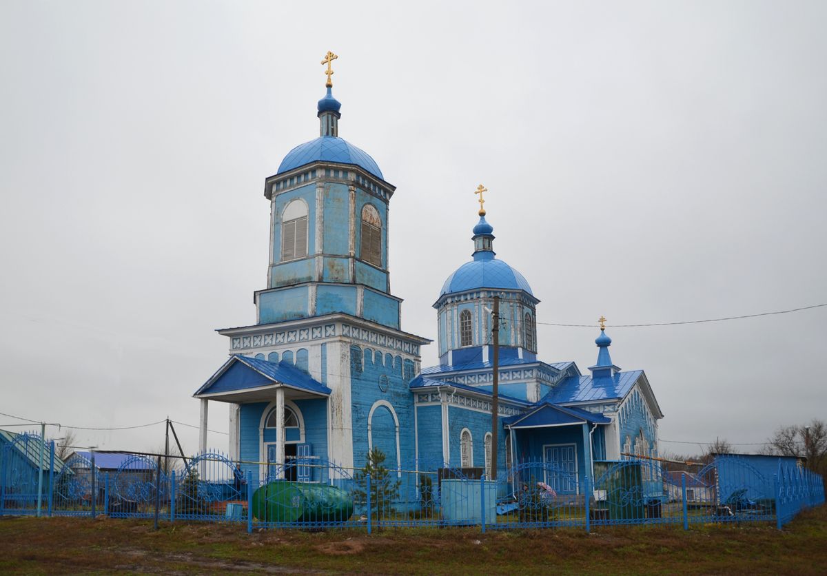 фасады. Церковь Покрова Пресвятой Богородицы, Волчанка (Красноармейский район, Самарская область)