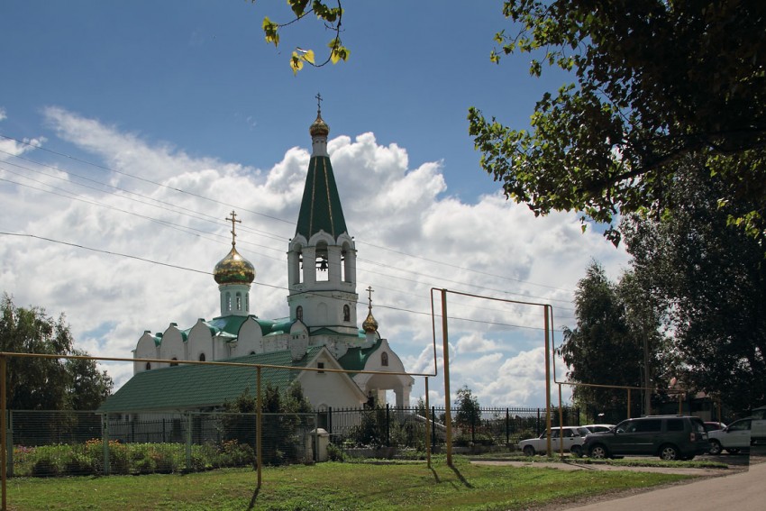 Церковь Покрова Пресвятой Богородицы, Ташелка (Ставропольский район, Самарская область). общий вид в ландшафте