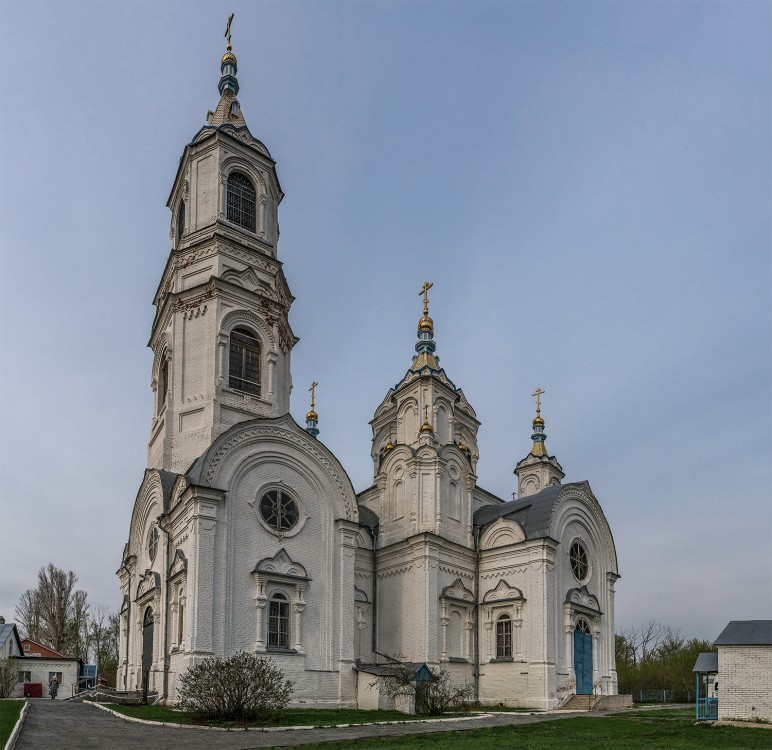 Верхнее Санчелеево. Церковь Казанской иконы Божией Матери. фасады