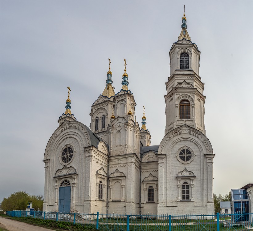 Церковь Казанской иконы Божией Матери, Верхнее Санчелеево (Ставропольский район, Самарская область). фасады