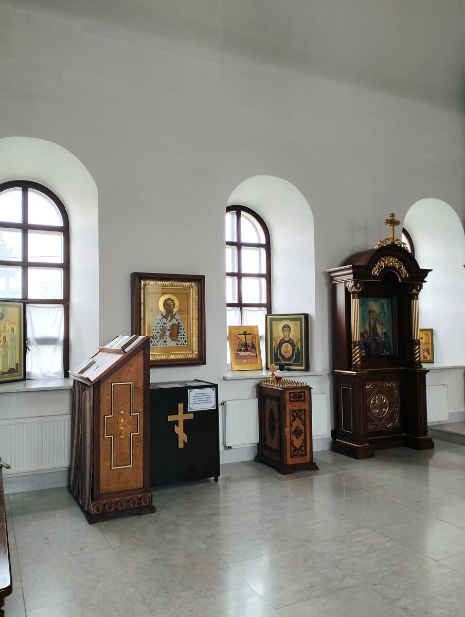 Абалакский Знаменский монастырь. Церковь Новомучеников и исповедников Церкви Русской, Абалак (Тобольский район и г. Тобольск, Тюменская область). интерьер и убранство