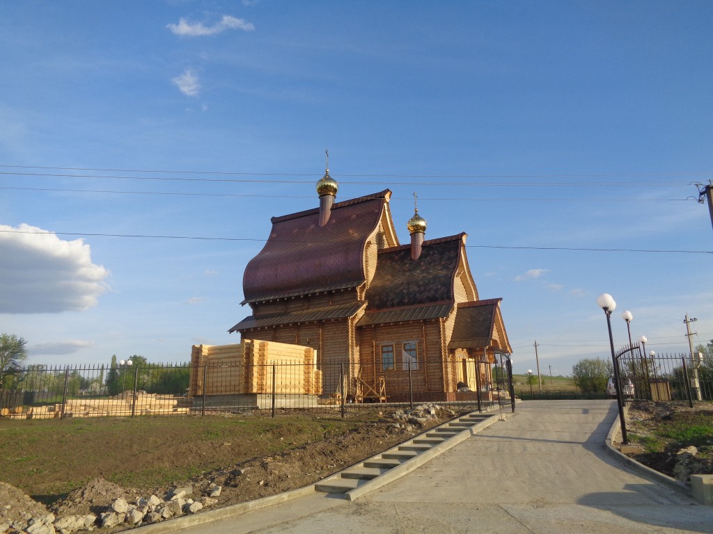 Церковь Николая Чудотворца, Архангельское (Хохольский район, Воронежская область). общий вид в ландшафте