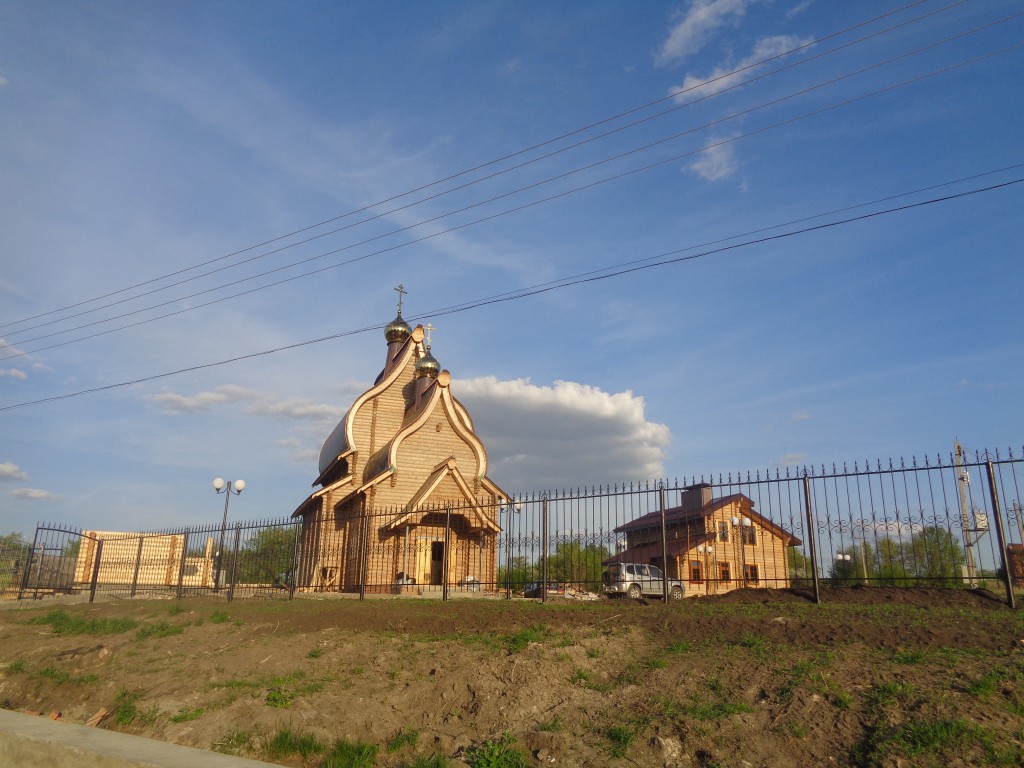 Архангельское. Церковь Николая Чудотворца. общий вид в ландшафте