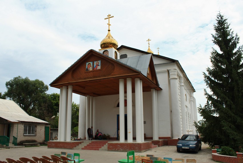 Церковь Михаила Архангела, Шигоны (Шигонский район, Самарская область). общий вид в ландшафте