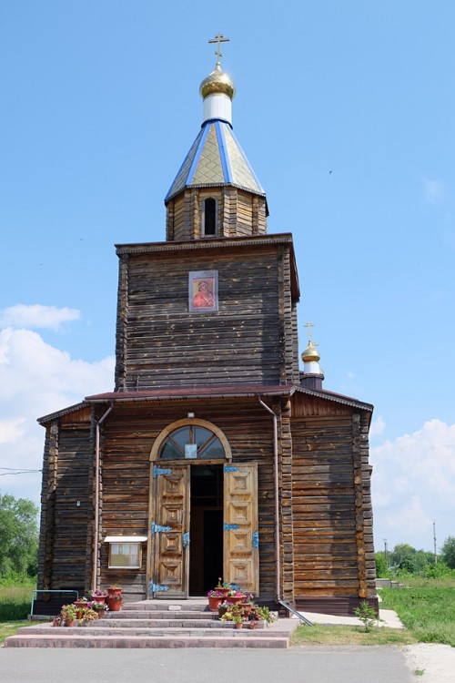 Церковь Феодоровской иконы Божией Матери, Новокашпирский (Сызрань, город, Самарская область). фасады