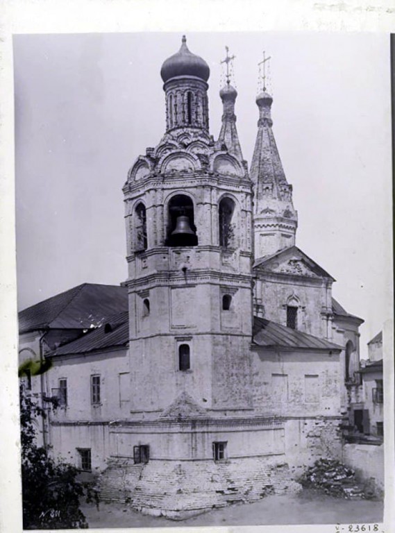 Вахитовский район. Иоанно-Предтеченский монастырь. Колокольня. архивная фотография, 1900-е годы, автор неизвестен