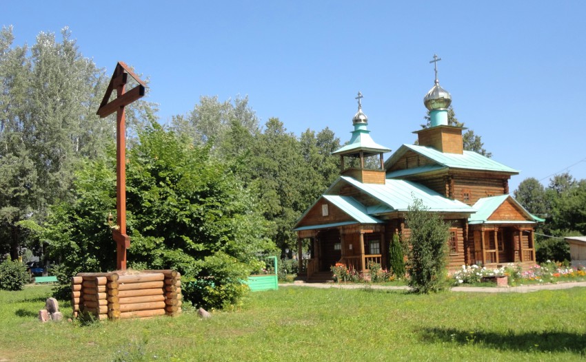 Варнавино. Церковь Варнавы Ветлужского. общий вид в ландшафте