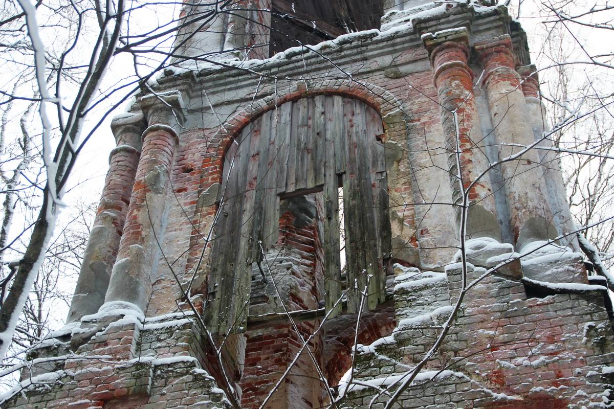 фасады. Церковь Георгия Победоносца, Георгиевский Погост, урочище (Борисоглебский район, Ярославская область)