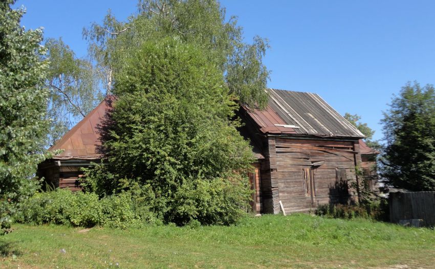 Церковь Казанской иконы Божией Матери (старая), Богородское (Варнавинский район, Нижегородская область). общий вид в ландшафте
