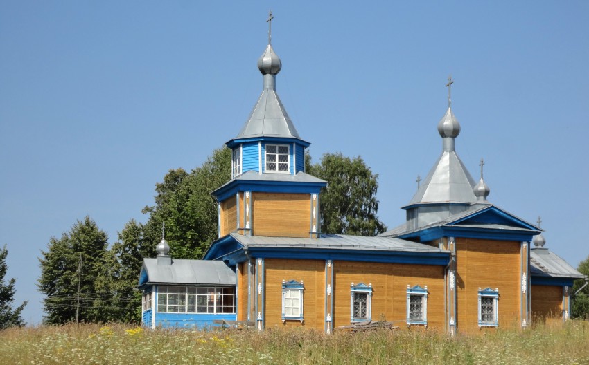 Кулигино. Церковь Николая Чудотворца (новая). фасады