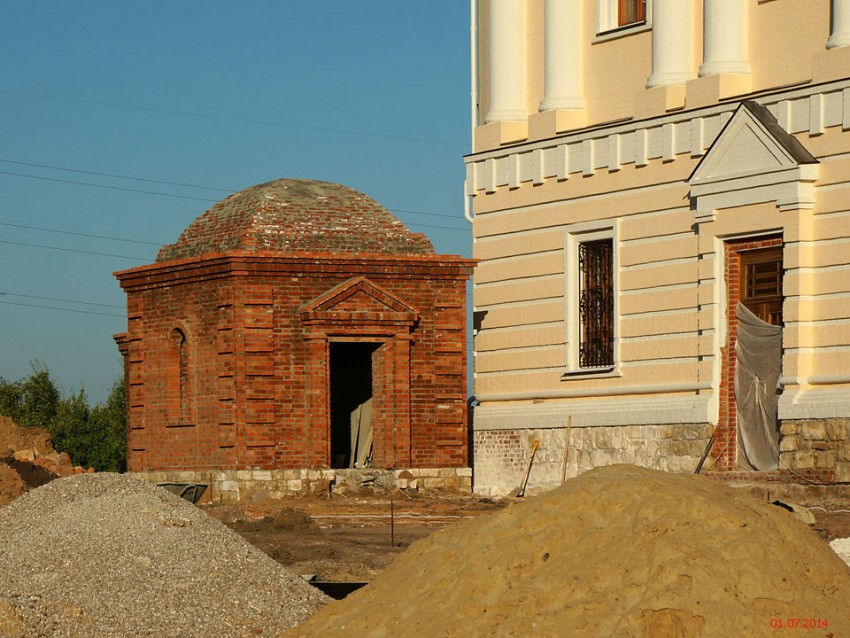 Михайловский Покровский женский монастырь. Часовня Всех Святых, Михайлов (Михайловский район, Рязанская область). фасады