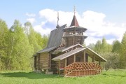 Церковь Сергия Радонежского, , Чумазово, Барятинский район, Калужская область