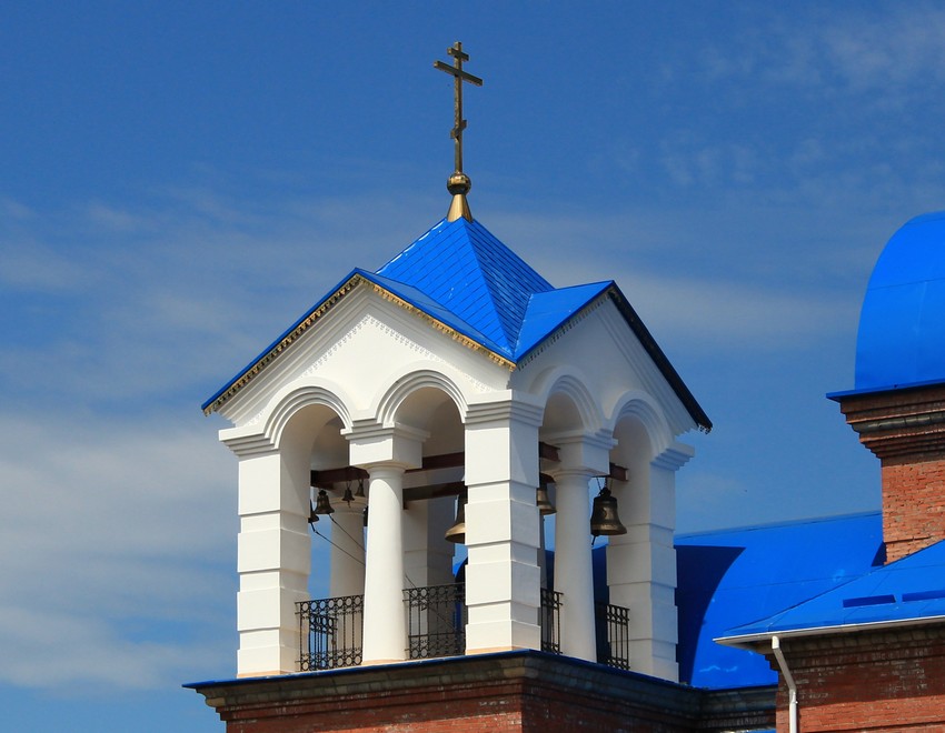 Тольятти. Церковь Покрова Пресвятой Богородицы. архитектурные детали, Звонница