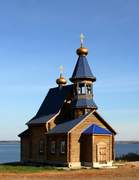 Симеоновский Благовещенский мужской монастырь. Церковь Сергия Радонежского - Кашпирский монастырь, урочище - Сызранский район - Самарская область