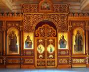 Кашпирский монастырь, урочище. Симеоновский Благовещенский мужской монастырь. Церковь Сергия Радонежского