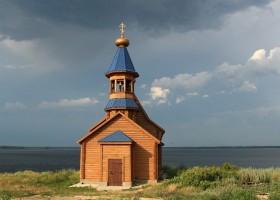 Кашпирский монастырь, урочище. Симеоновский Благовещенский мужской монастырь. Церковь Сергия Радонежского