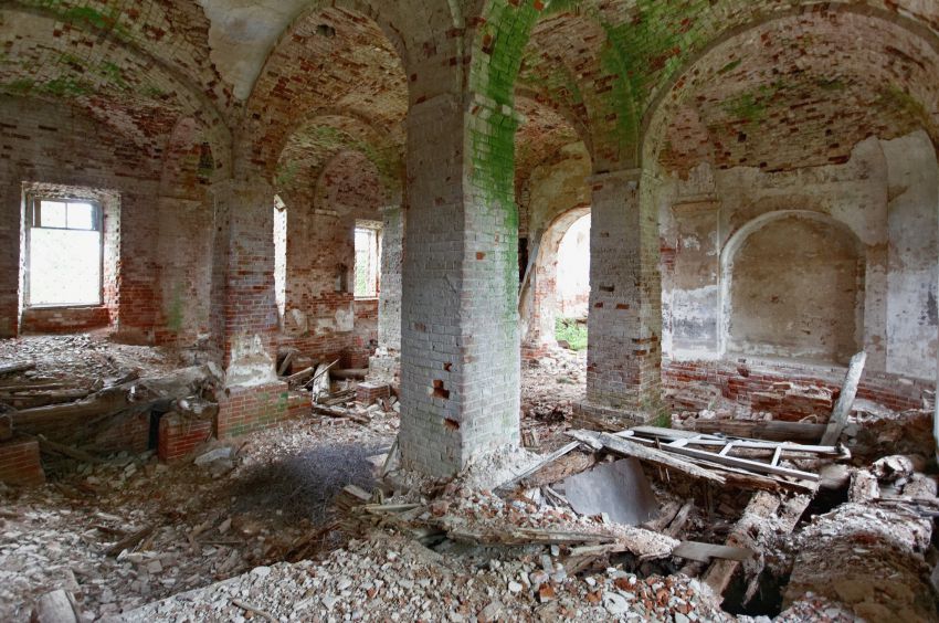 Церковь Бориса и Глеба, Любодицы (Бежецкий район, Тверская область). интерьер и убранство