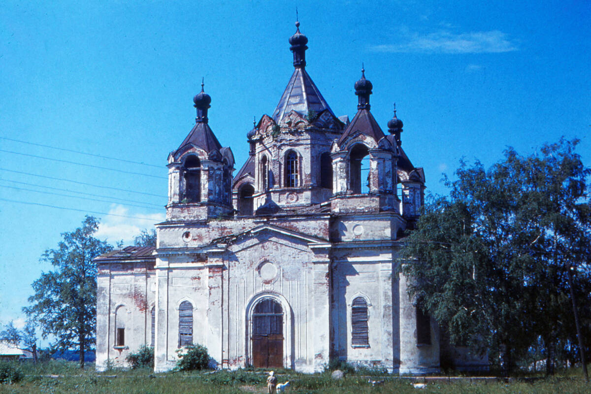 Церковь Преображения Господня, Михайлова Гора (Лихославльский район, Тверская область). фасады