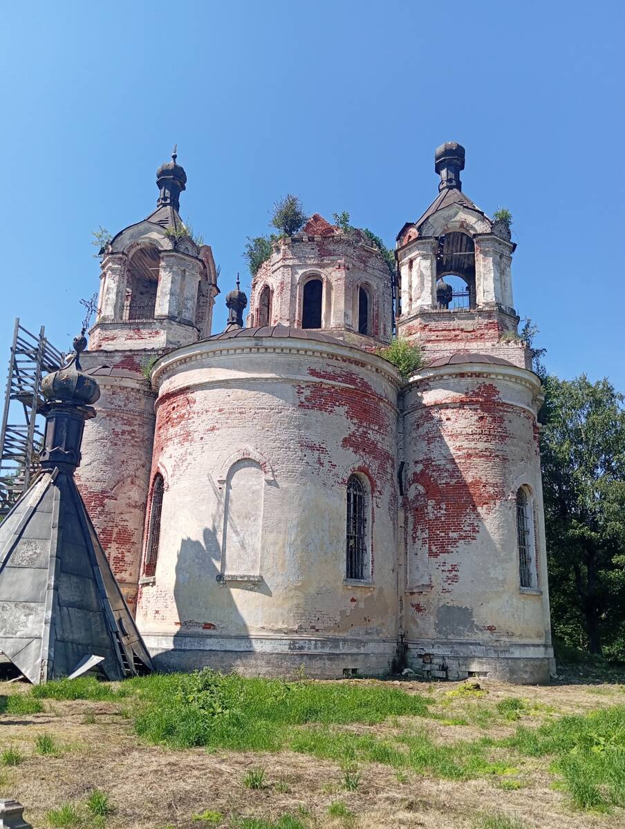 Церковь Преображения Господня, Михайлова Гора (Лихославльский район, Тверская область). фасады
