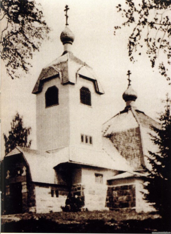 Церковь Троицы Живоначальной, Огоньки (Выборгский район, Ленинградская область). архивная фотография, Фото 1920-х гг.