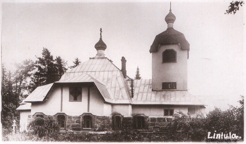 Церковь Троицы Живоначальной, Огоньки (Выборгский район, Ленинградская область). архивная фотография, фото с сайта http://www.konst-elena.ru/i/PageImage.155.jpg