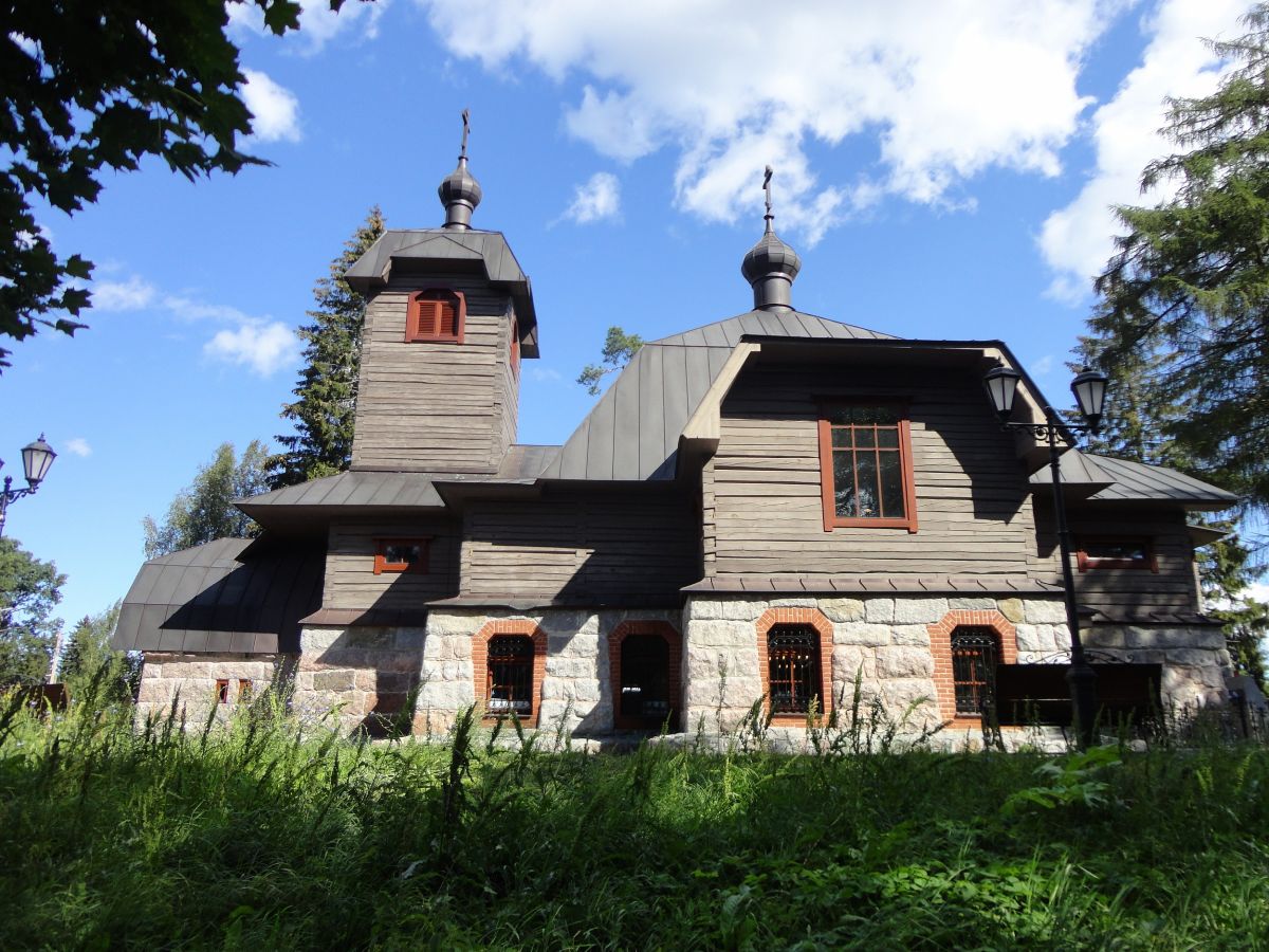 Церковь Троицы Живоначальной, Огоньки (Выборгский район, Ленинградская область). фасады