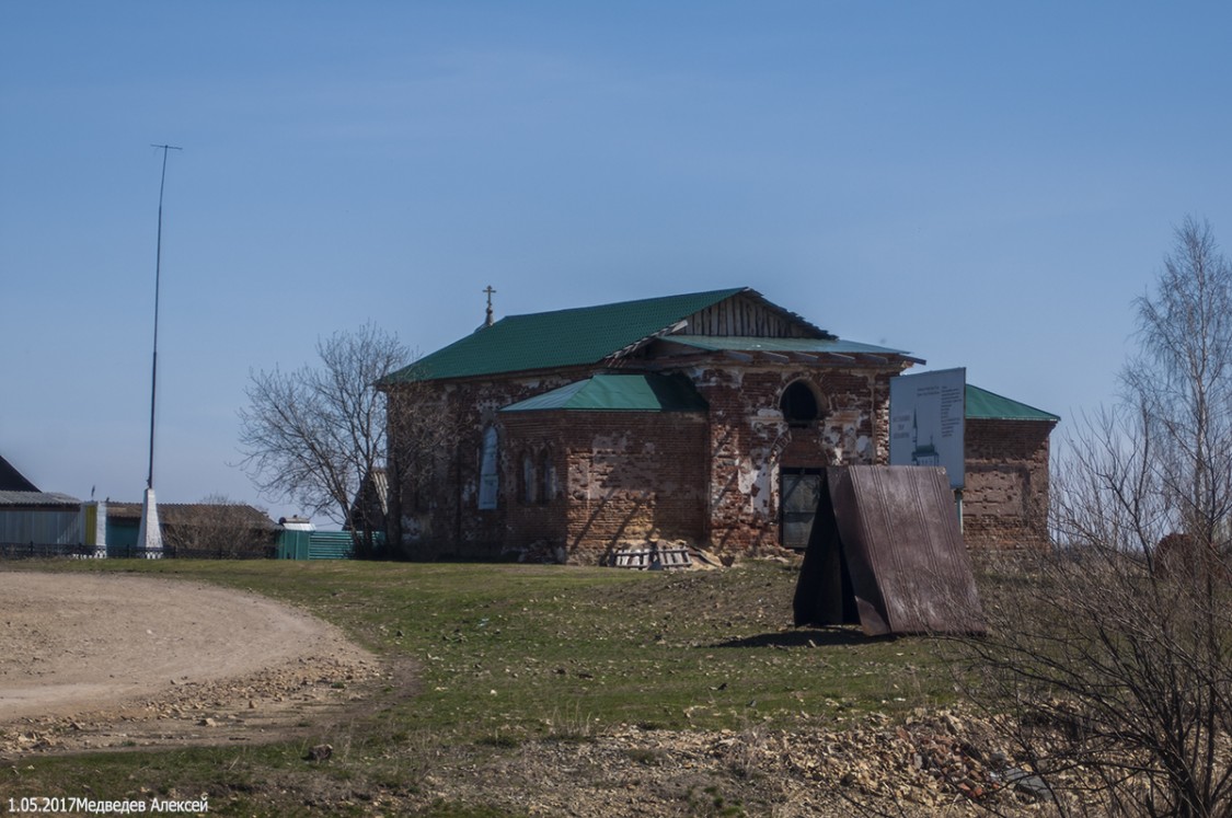 Церковь Сергия Радонежского, Урукуль (Кунашакский район, Челябинская область). общий вид в ландшафте