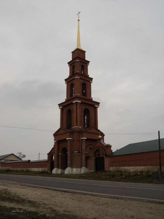 Богородицко-Тихоновский монастырь. Колокольня, Тюнино (Задонский район, Липецкая область). фасады