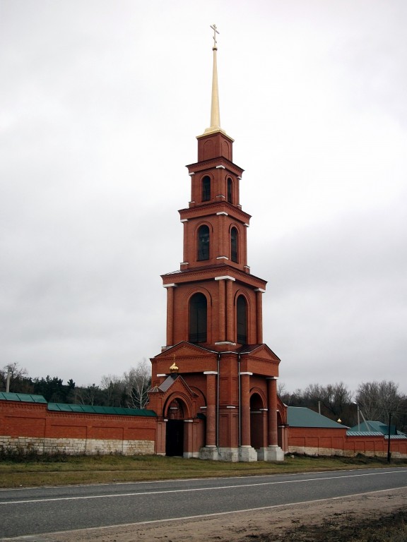 Богородицко-Тихоновский монастырь. Колокольня, Тюнино (Задонский район, Липецкая область). фасады