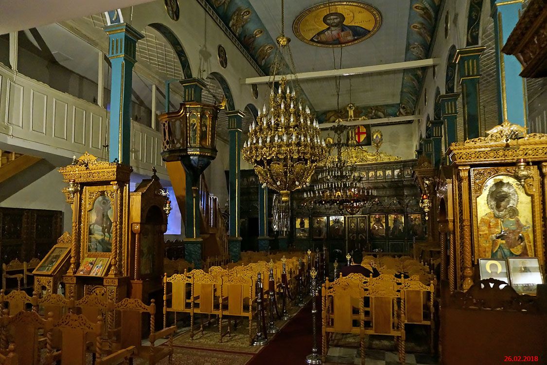Церковь Сретения Господня, Салоники (Θεσσαλονίκη) (Центральная Македония, Греция). интерьер и убранство