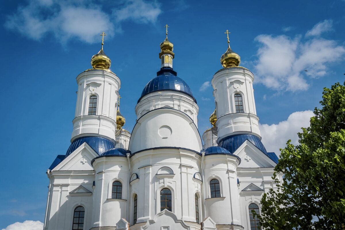 Свенский Успенский монастырь. Собор Успения Пресвятой Богородицы (новый), Супонево (Брянский район, Брянская область). архитектурные детали