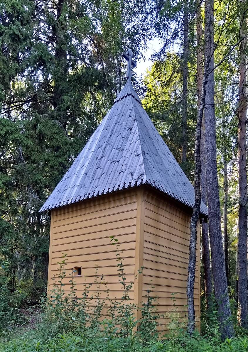 Муезерский Троицкий монастырь. Часовня Спаса Нерукотворного Образа, Троица, остров (Беломорский район, Республика Карелия). фасады