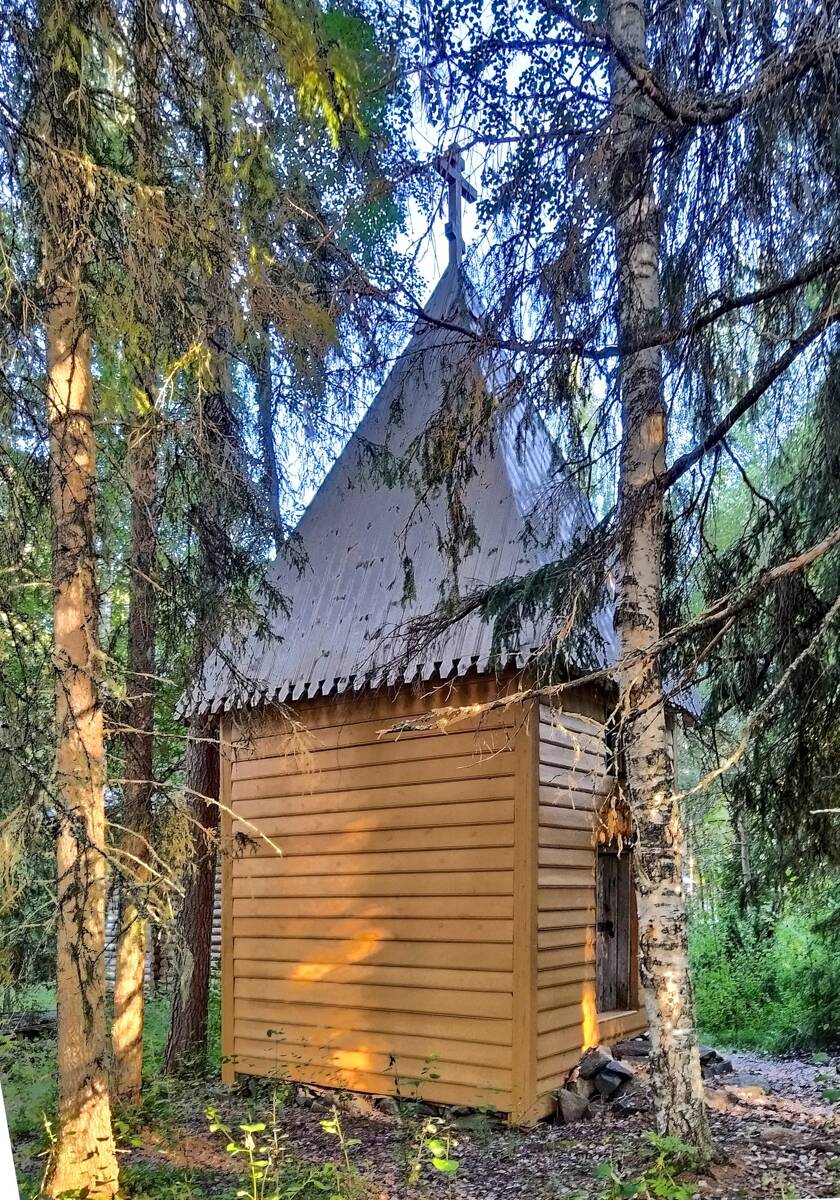 Муезерский Троицкий монастырь. Часовня Спаса Нерукотворного Образа, Троица, остров (Беломорский район, Республика Карелия). фасады
