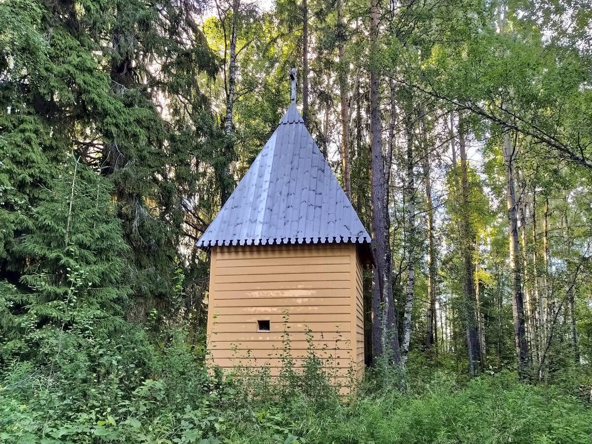 Муезерский Троицкий монастырь. Часовня Спаса Нерукотворного Образа, Троица, остров (Беломорский район, Республика Карелия). фасады