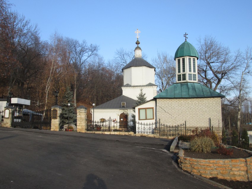 Липецк. Успенский Липецкий монастырь. общий вид в ландшафте